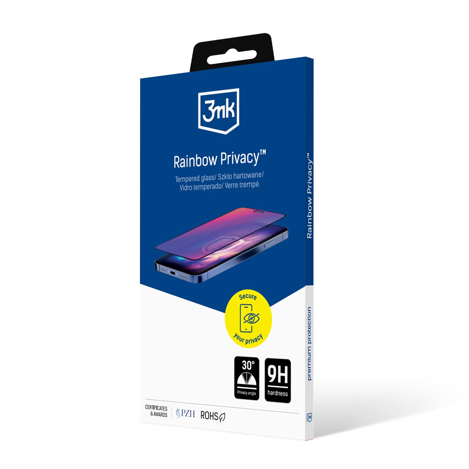 3mk Rainbow Privacy härdat glas till Apple iPhone 14 Pro Max, bild 2