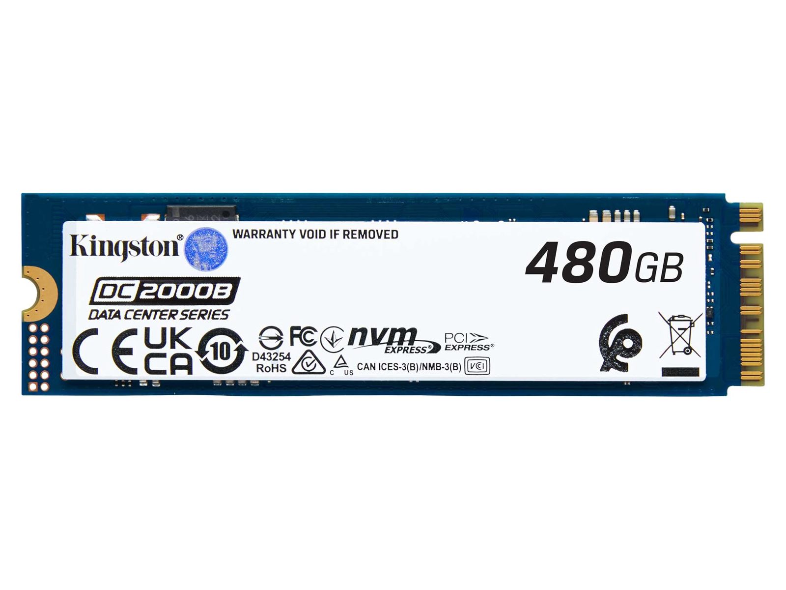 Kingston DC2000B M.2 NVMe Gen 4 480GB Enterprise