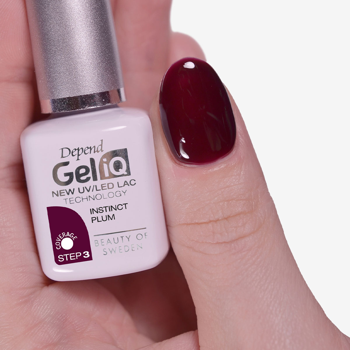 Depend Gel iQ Elemental Instinct Plum 5ml, bild 3