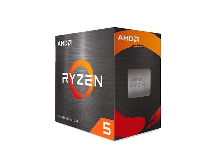 AMD Ryzen 5 5600X 6-Core 12-Thread (65W), 3,7/4,6 GHz, 35 MB cache, Socket AM4, boxad med Wraith Stealth-kylare