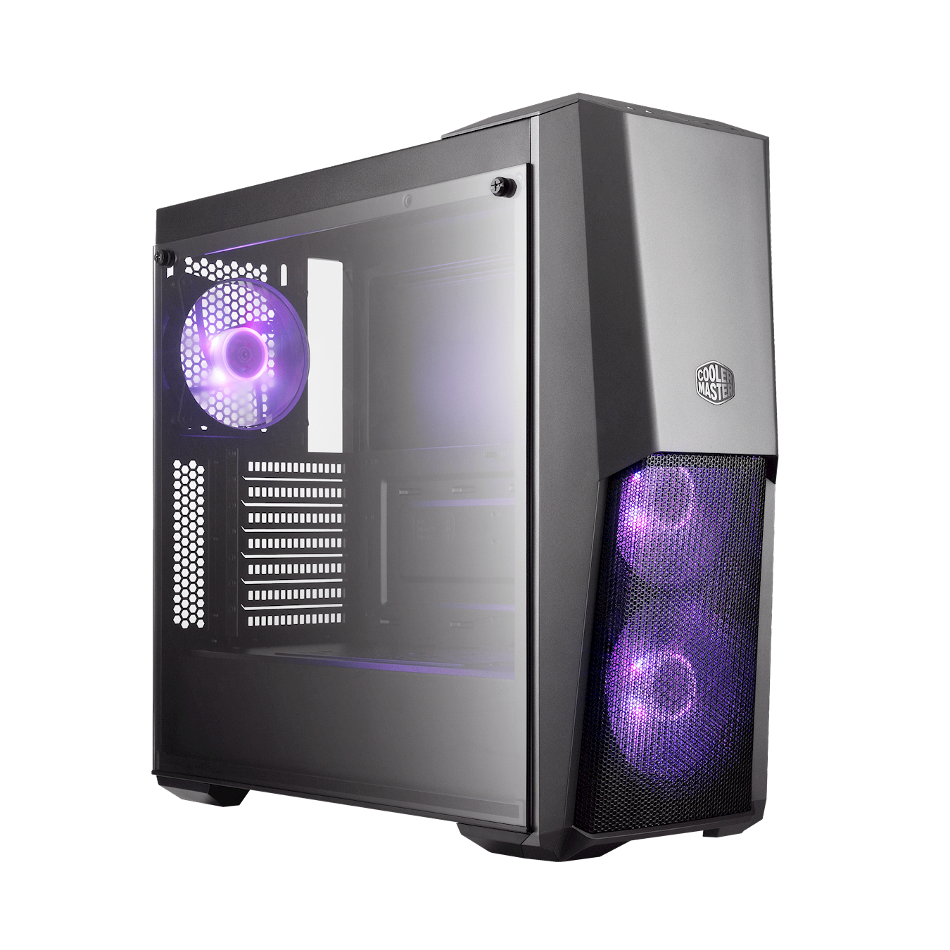 Cooler Master MasterBox 500, ATX, TG, aRGB - Stålgrå, bild 3