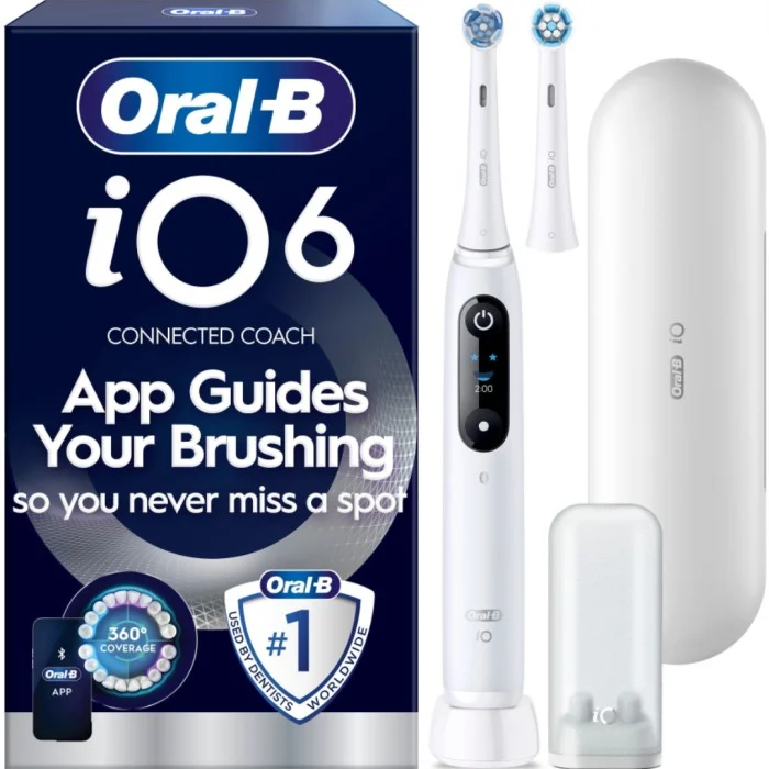 Oral-B iO6 eltandborste, vit