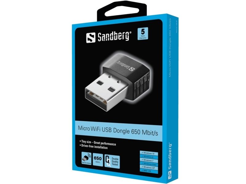 Sandberg Micro Wifi Dongle 650 Mbit/s