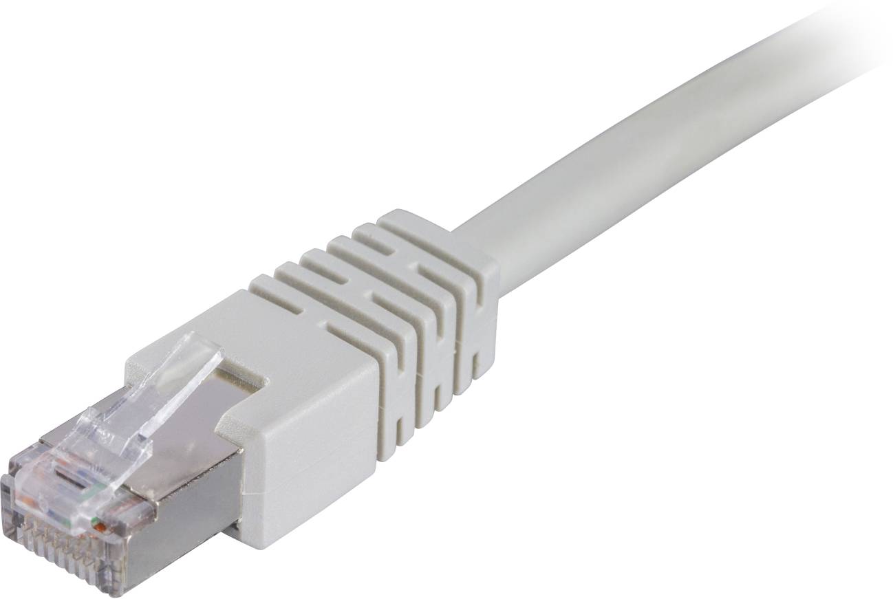 Deltaco FTP Cat.6 patchkabel 50m, grå, bild 4