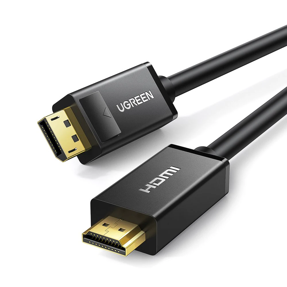 Ugreen DP101 DisplayPort till HDMI Kabel 4K 3m Svart