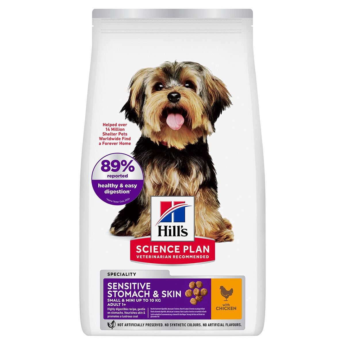 Hill's Science Plan Dog Adult Small & Mini Sensitive Stomach & Skin Chicken 1,5kg
