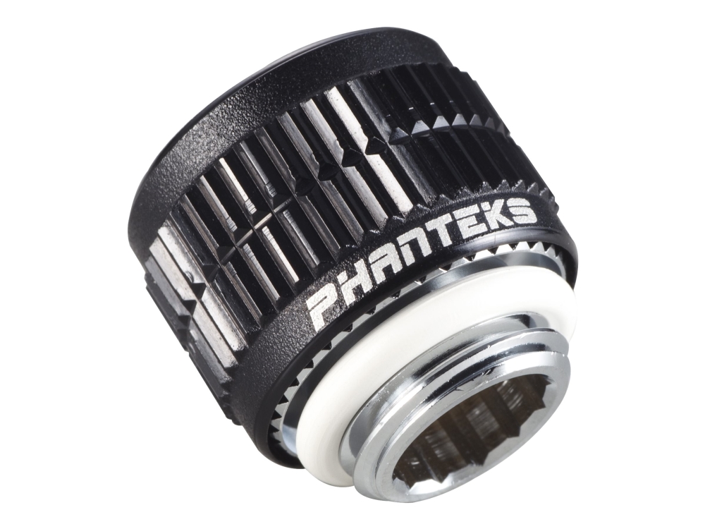 Phanteks 13/10mm Soft Tube Fitting G1/4 -Svart
