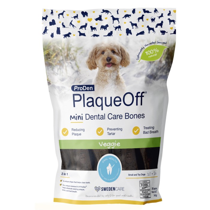 ProDen PlaqueOff Mini Dental Bones Vegetable 340 g