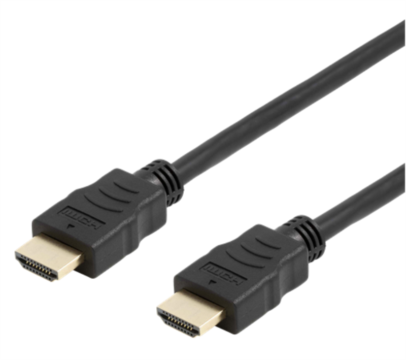 Deltaco Flexibel HDMI-kabel - 4K 60Hz - 3m - Svart