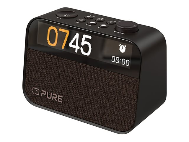 Pure Moment - Klockradio - 5 Watt - inget operativsystem - kaffe svart