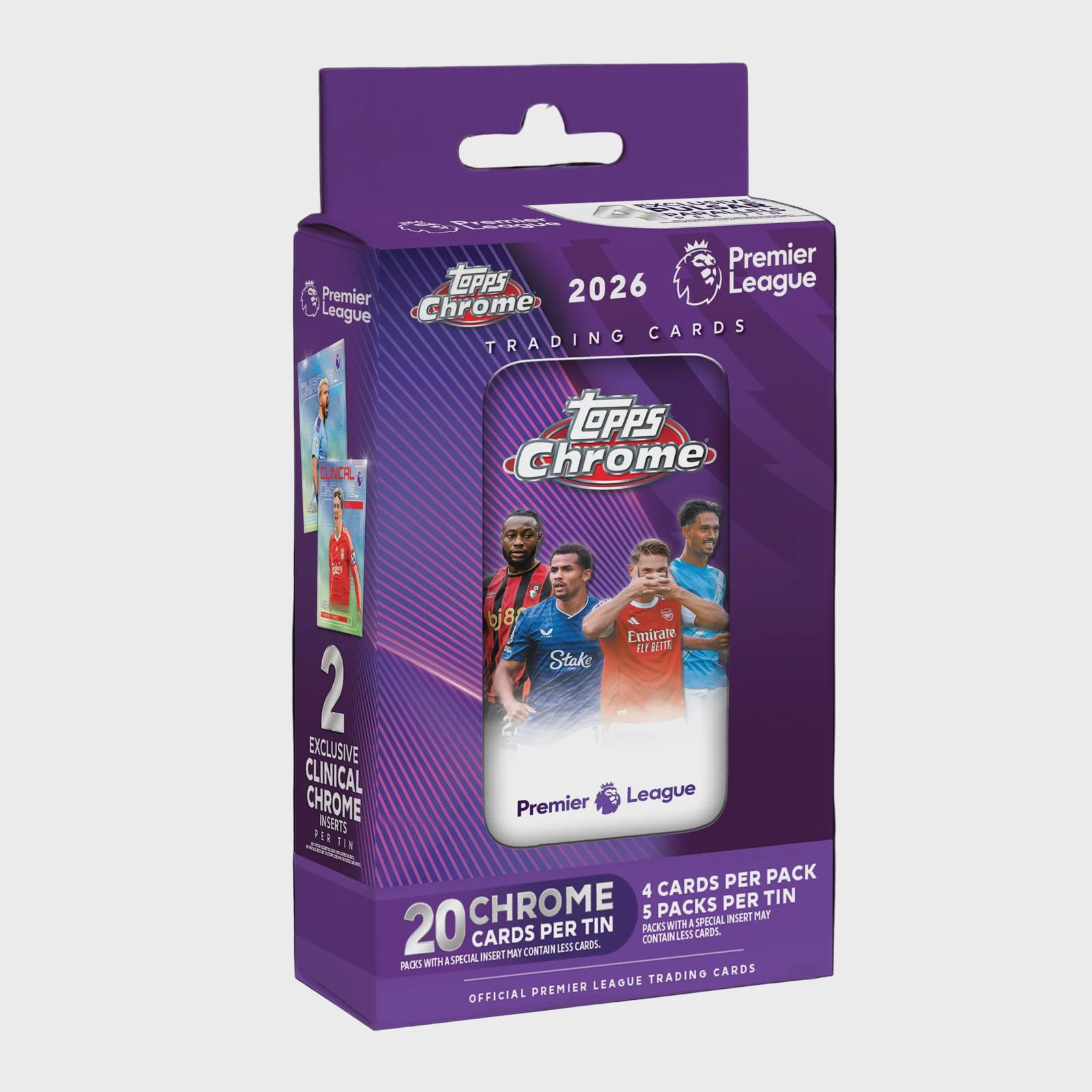 Topps Chrome Premier League 2026 Tin