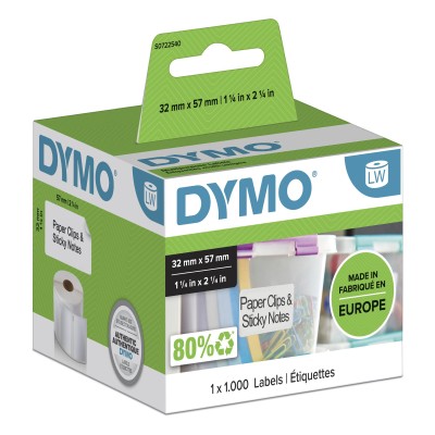 Dymo LW - Universaletiketter - 32 X 57 mm - s0722540