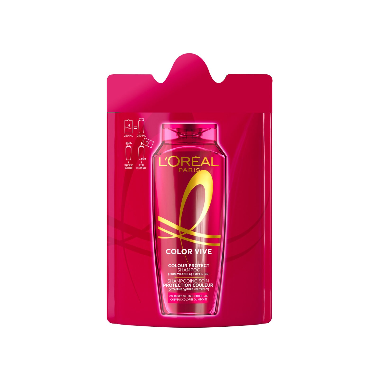 L'Oréal Paris Elvital Color Vive Shampoo Refill 250 MLT 250 MLT