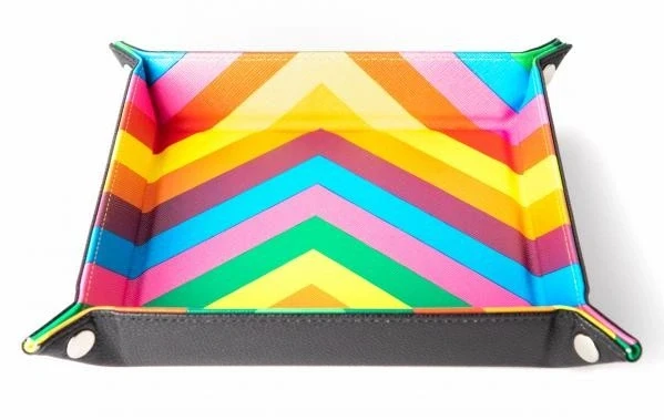 Dice Tray Velvet Rainbow