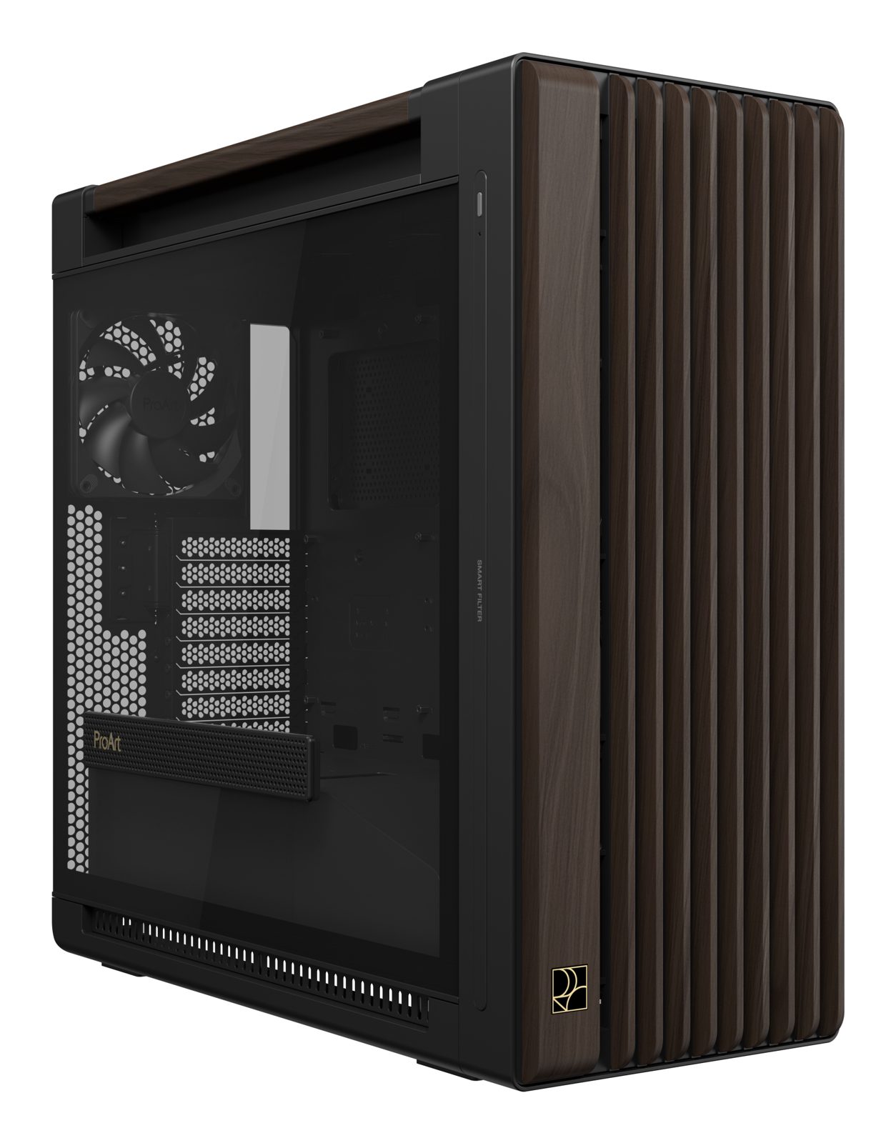 Asus ProArt PA602 Walnut Wood TG, E-ATX - Modern Black, bild 3