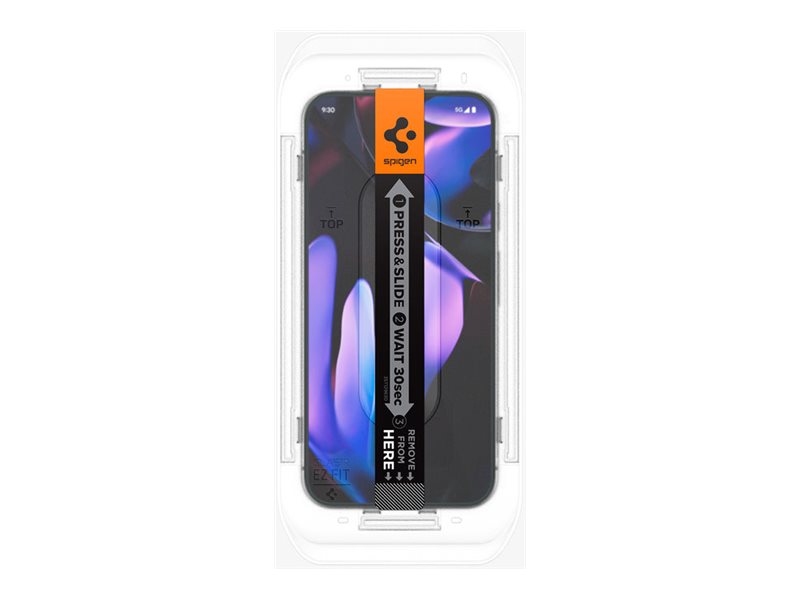 Spigen GLAS.tR EZ Fit - Skärmskydd för mobiltelefon - glas - med sekretessfilter - integritet - för Google Pixel 9, 9 Pro