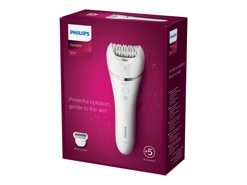 Philips 8000 BRE710/00 Wet & Dry epilator
