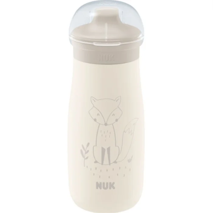 NUK Drickflaska Mini-Me Sip, stål, Beige 300ml, 300 ml