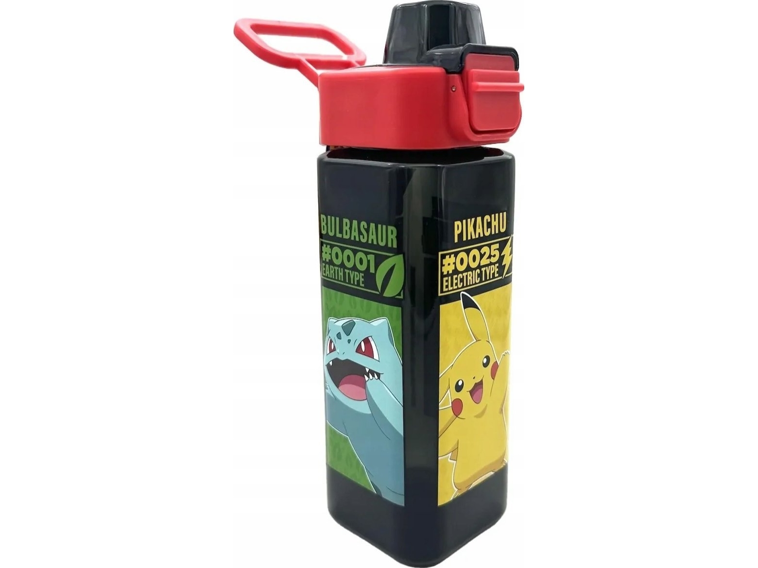 Kids Euroswan fyrkantig vattenflaska 500 ml PP Pokemon PK00020 mix