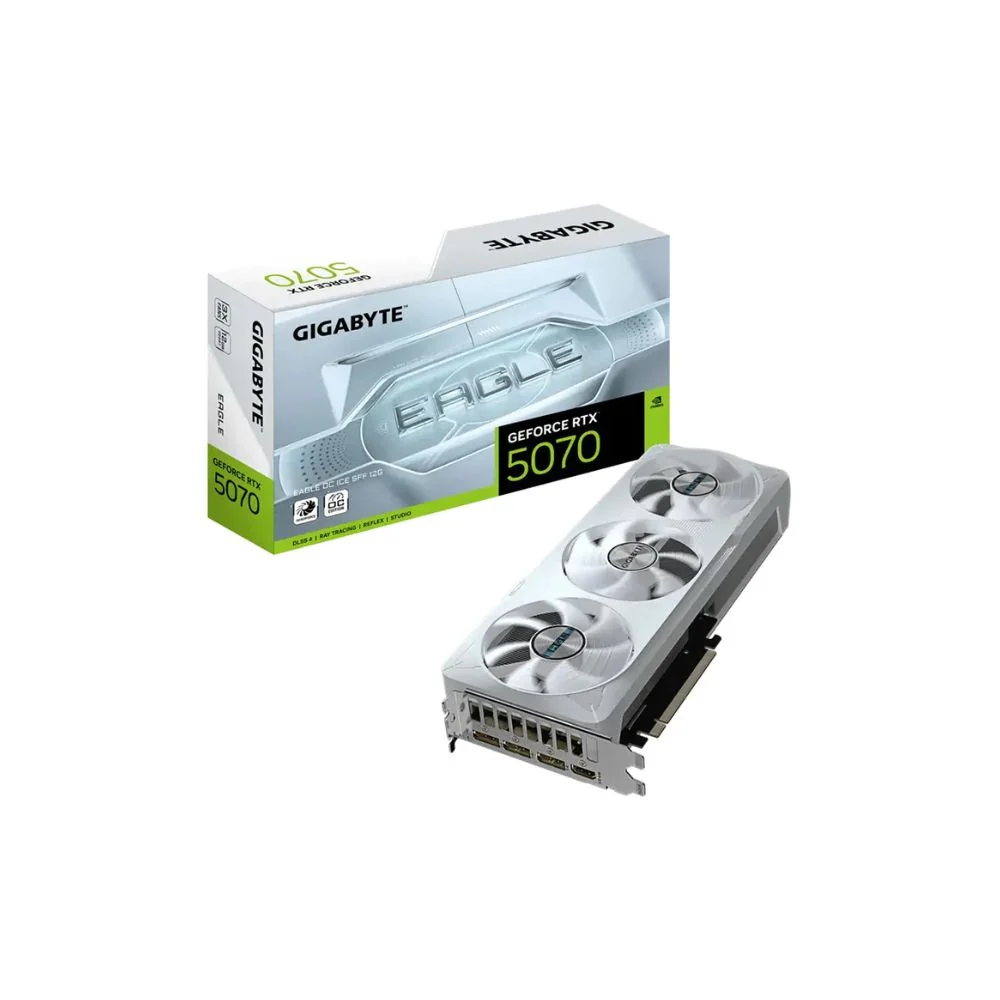 GIGABYTE GeForce RTX 5070 EAGLE OC ICE SFF 12 GB grafikkort