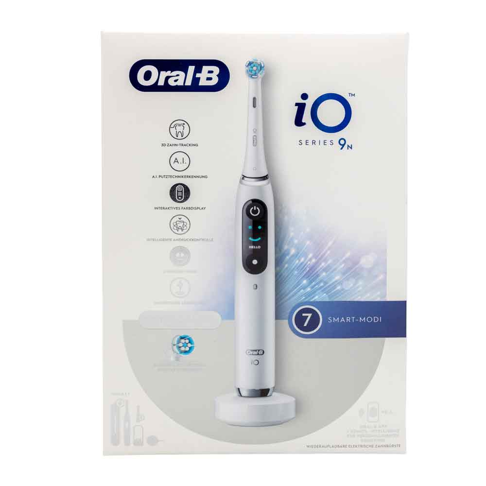 Oral-B iO Series 9N eltandborste, vit alabaster
