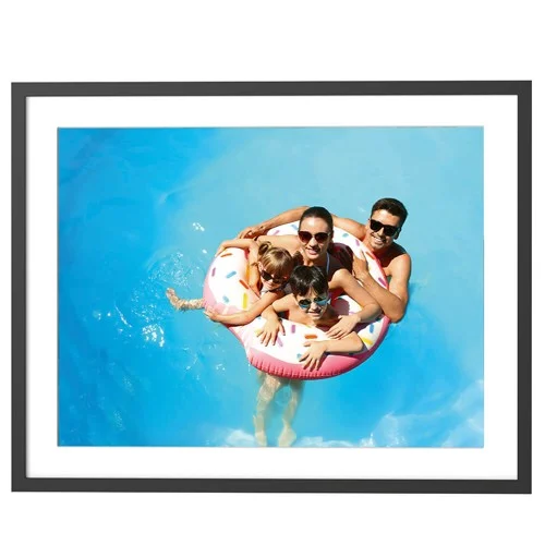 17" AgfaPhoto Digital Photo Frame, IPS 1280x960, kortläsare MicroSD, WiFi - Svart