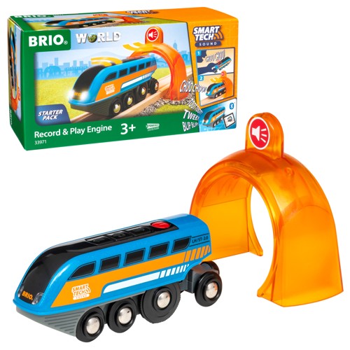 Brio Trätåg - Smart Tech Sound Record och Play Lok