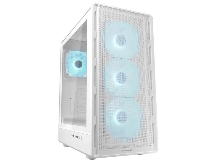 COUGAR CGR-2GA5W-P, Midi Tower, PC, Vit, ATX, micro ATX, Mini-ITX, Multi, 17,5 cm
