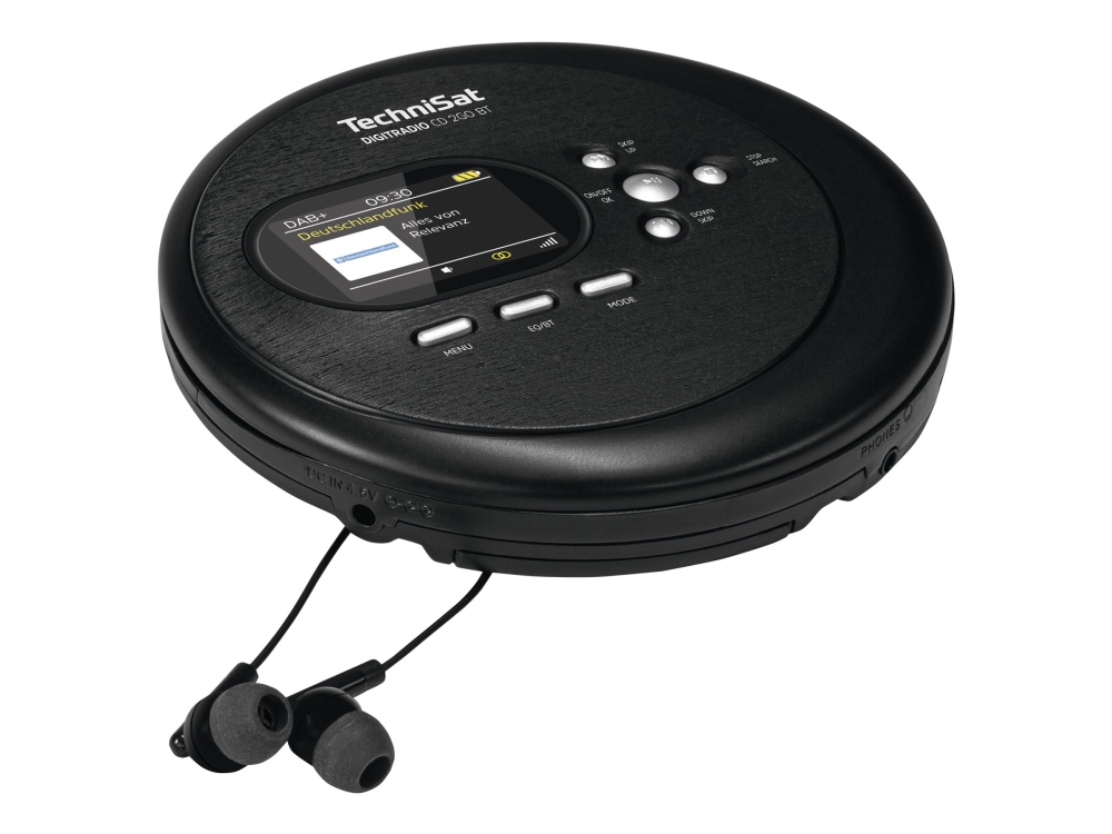 TechniSat DigitRadio CD 2GO BT - CD-spelare - svart