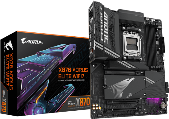 GigaByte X870 AORUS ELITE WIFI7 moderkort