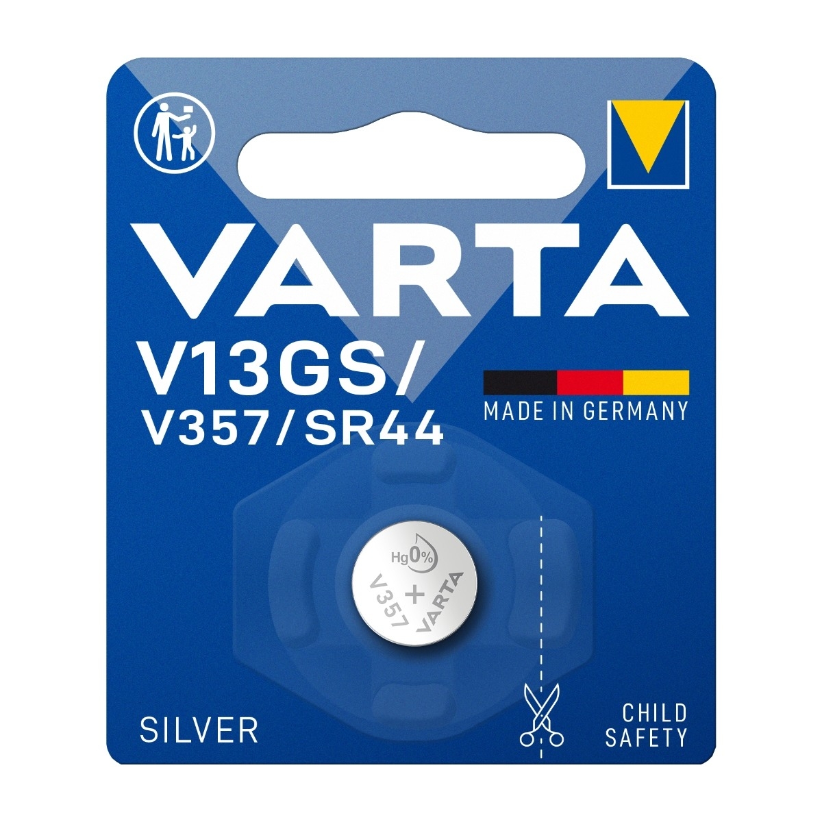 VARTA V13GS/V357/SR44 knappbatteri