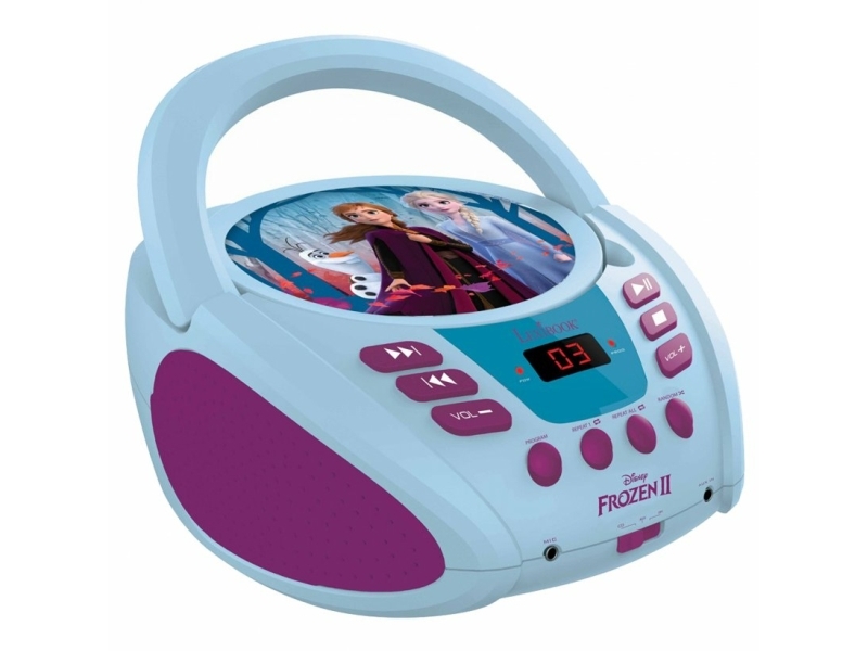 Frozen Bärbar CD-spelare med mikrofonuttag