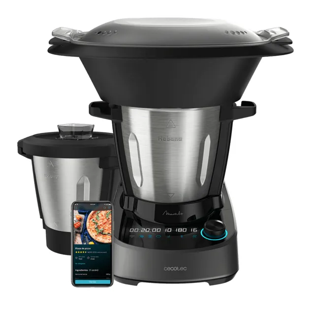 Cecotec Mambo 11090 Habana matberedare 1600 W 3,3 L, svart, rostfritt stål