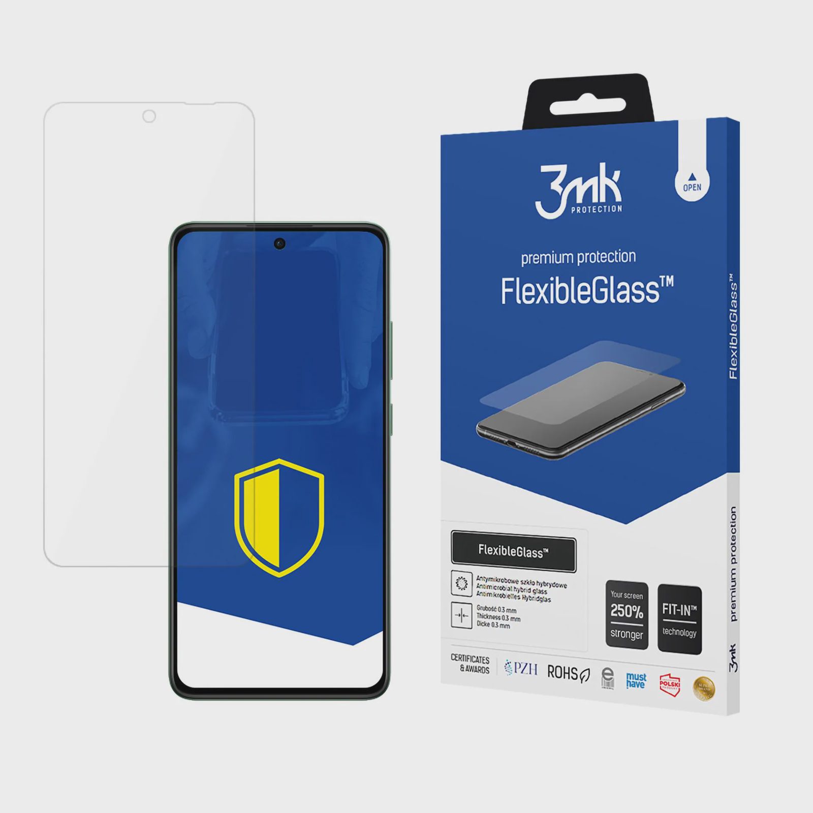 Härdat glas 3mk FlexibleGlass till Oppo Reno 12 F \ FS