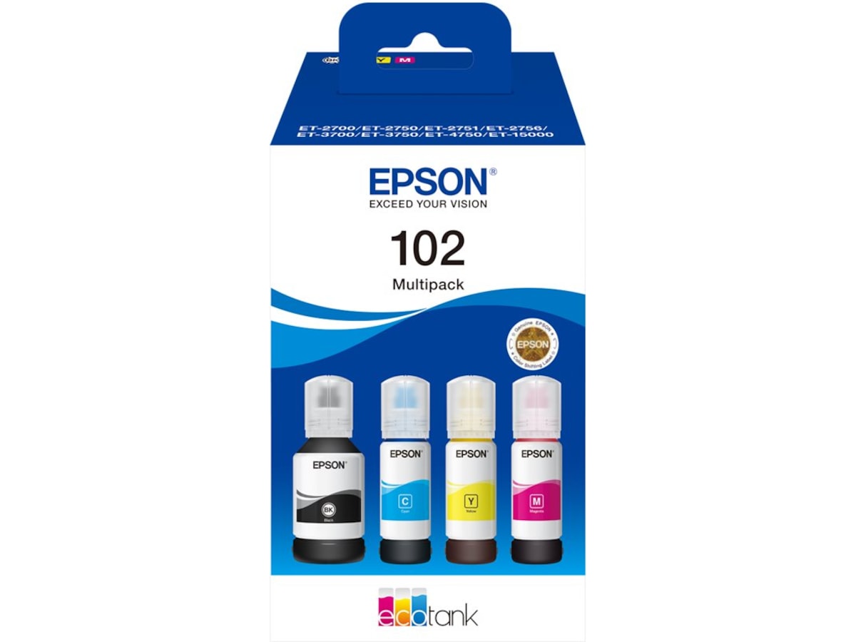 Epson T102 EcoTank 4-färgs multipack