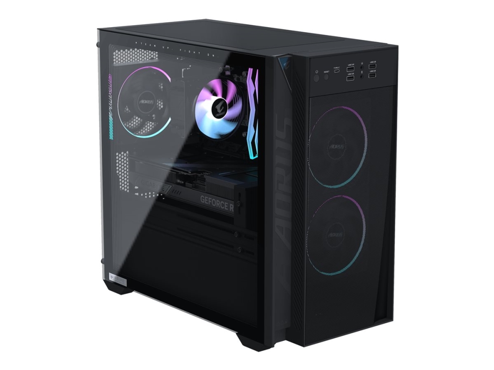 AORUS PRIME 3 AP3A7N6T-5110 - mATX Ryzen 7 9700X / upp till 5.5 GHz - RAM 16 GB - SSD 1 TB - NVMe - GeForce RTX 5060 Ti - IEEE 802.11ax (Wi-Fi 6), IEEE 802.11be (Wi-Fi 7), 2.5 Gigabit Ethernet, Gigabit Ethernet, Bluetooth 5.4 - Win 11 Home - skärm: ingen - svart