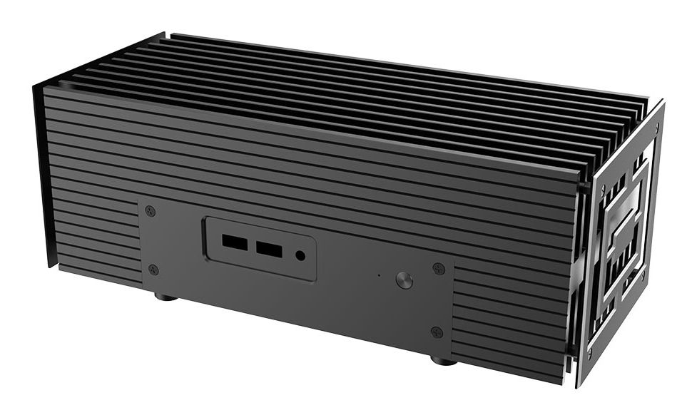 Akasa Turing Duo Pro, Mini Tower, PC, Svart, UCFF, Aluminium, 2.5