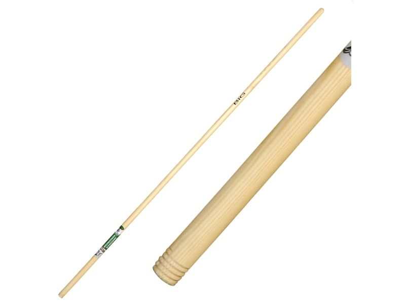 Big Kij för gängborste i trä, lackerad 120 cm
