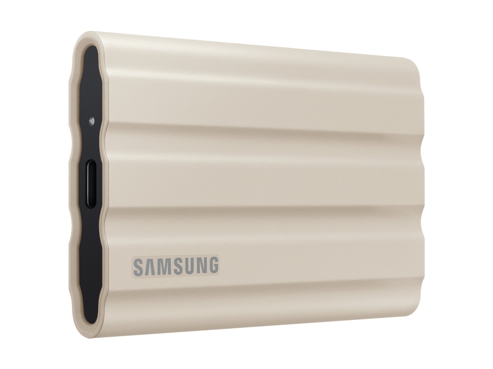 Samsung T7 Shield extern SSD 1 TB MU-PE1T0K/WW USB 3.2 Gen 2 1050 MB/s, beige