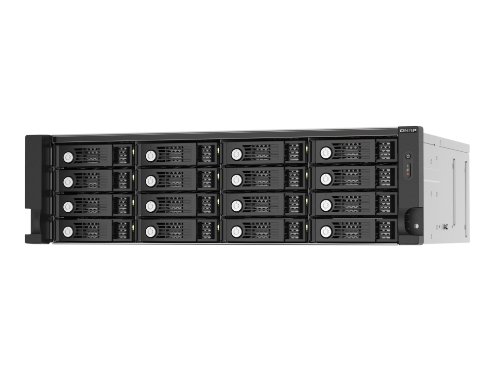 QNAP TL-R1620Sep-RP - Hårddiskarray - 16 fack (SATA-600 / SAS-3) - SAS 12Gb/s (extern) - kan monteras i rack - 3U