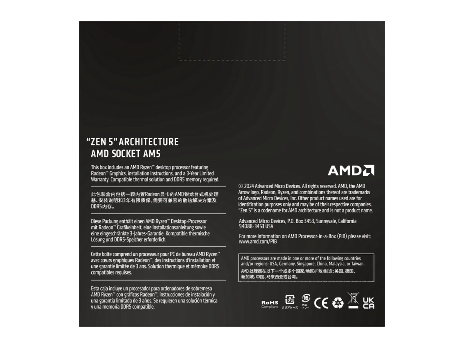 AMD Ryzen 5 9600X processor