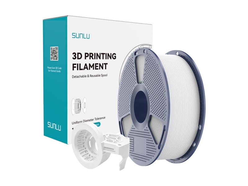 Sunlu PETG High-Speed matt filament (vit)
