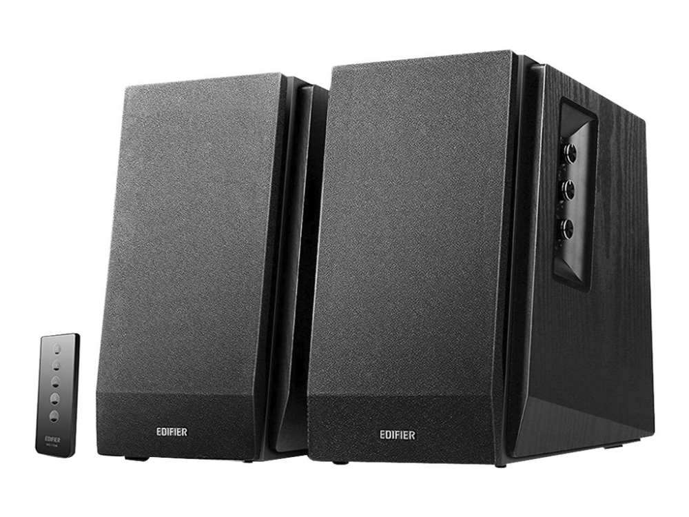 Edifier R1700BT, 2x33W RMS, Bluetooth, med fjärrkontroll - Svart