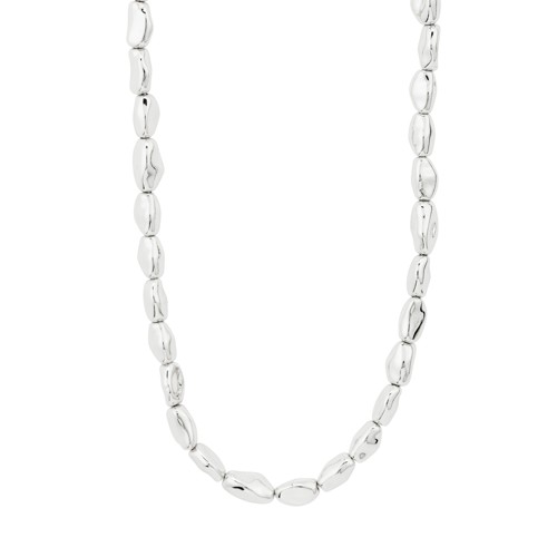 PILGRIM - PRESENCE Necklace - Silver-Plated - 38 cm + 12 cm Extension Chain