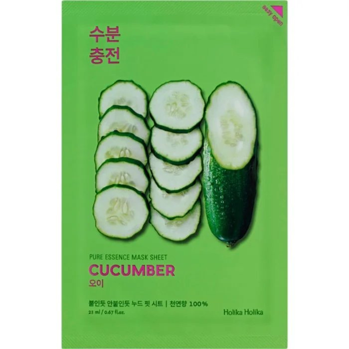 Holika Holika Pure Essence Sheet Mask Cucumber 20 ml