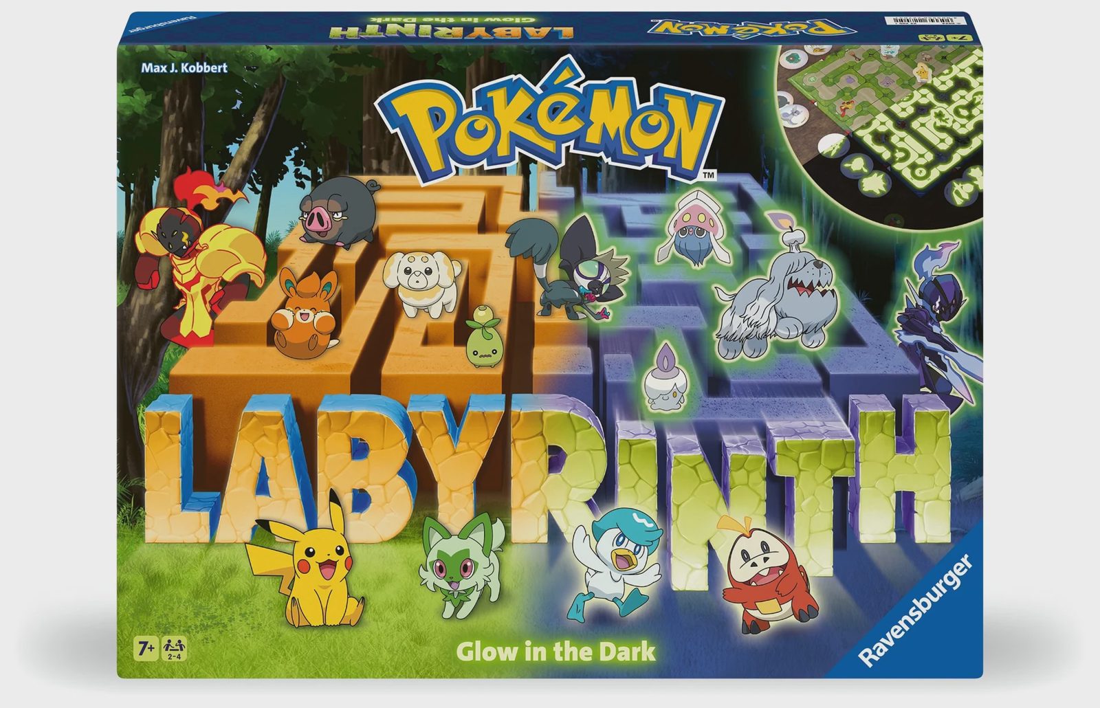 Ravensburger Pokemon Glow in the Dark Labyrinth (Tyska regler)