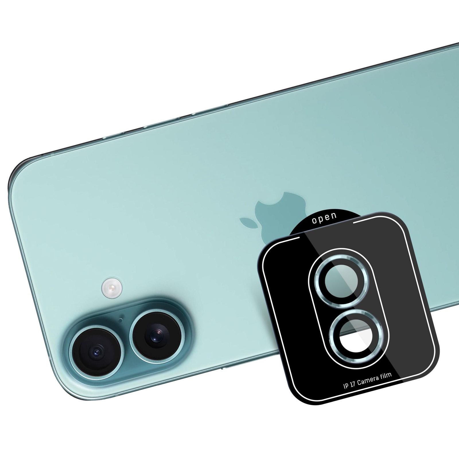 3mk Lens Protection Pro härdat glas till iPhone 17 – grönt, bild 3