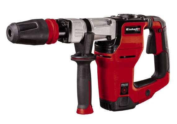Einhell TE-DH 12 Hammer Breaker (1050 W, slagfrekvens: 4100 rpm, kabel: 400 cm, SDS Max chuck, levereras i låda med spetsiga och platta mejslar) - SOLO