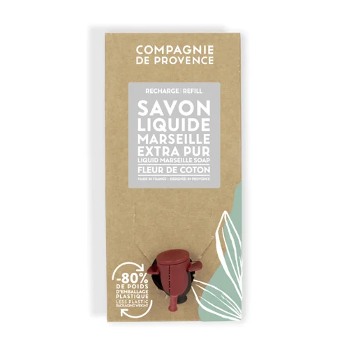Compagnie de Provence Liquid Marseille Soap Refill Cotton Flower 3000 ml, bild 5