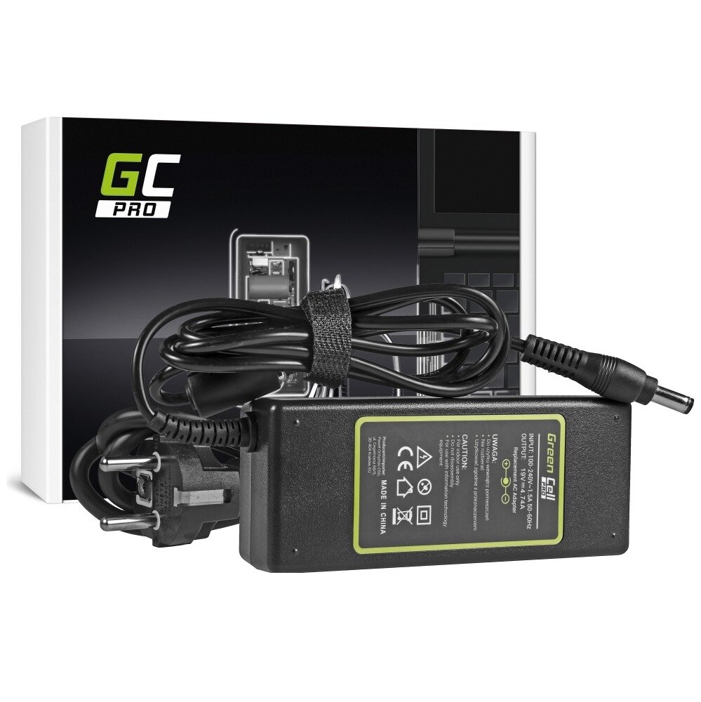 Green Cell PRO laddare / AC Adapter till Asus K50IJ K52 X53S K53S Toshiba Satellite A200 A300, bild 2